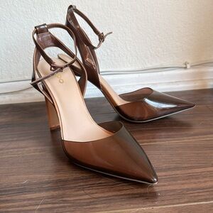 ALDO SCULPTCLEAR HEEL Sz 8